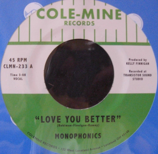 Monophonics – Love You Better / The Shape Of My Teardrops Vinyl, 7"