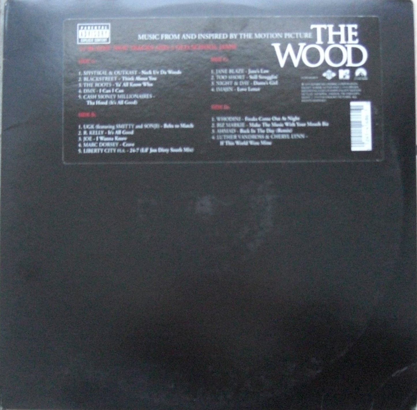 Music From And Inspired By The Motion Picture The Wood 2 x Vinyl, LP, Compilation US 1999