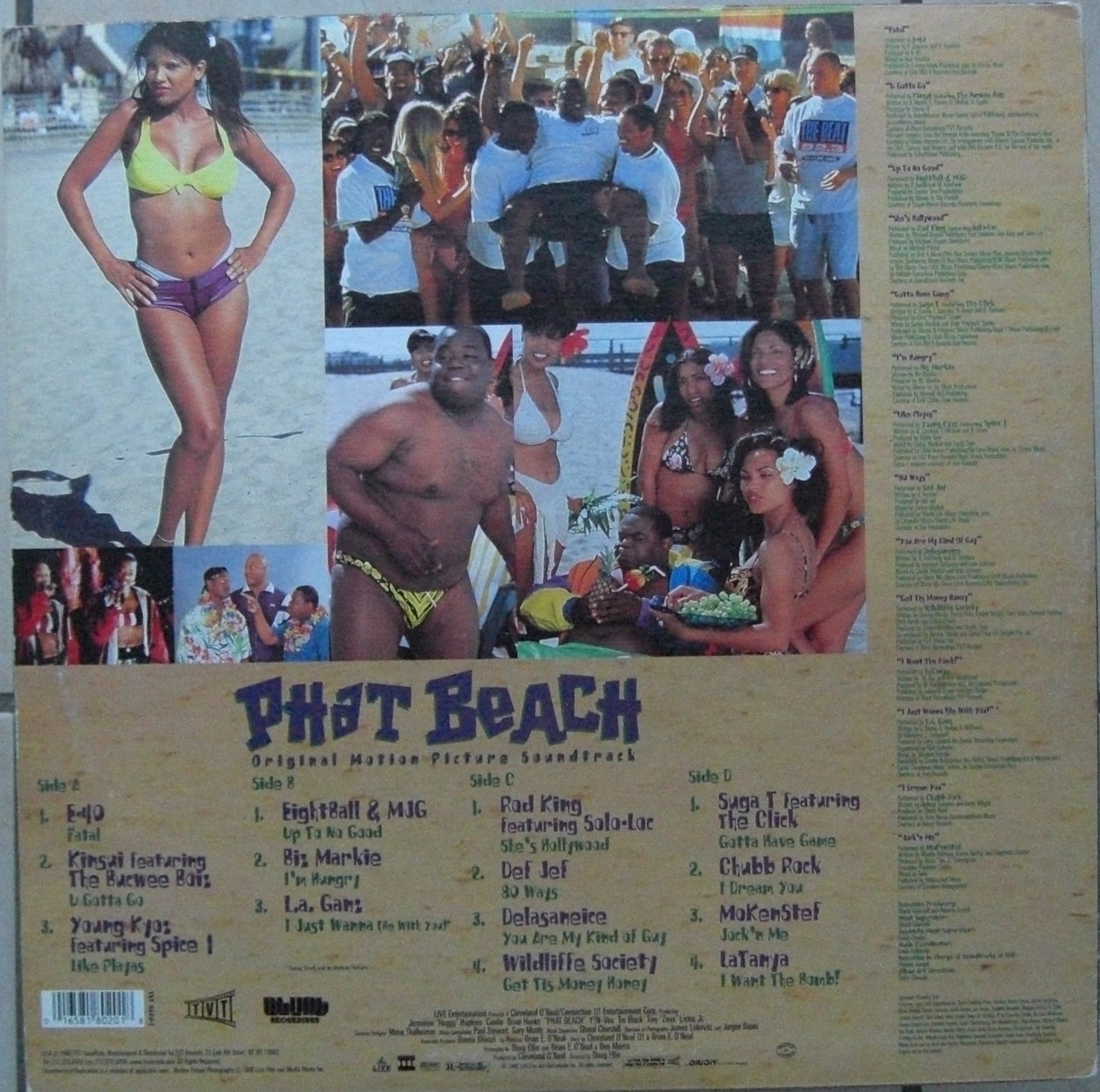 Phat Beach (Original Motion Picture Soundtrack) 2x Vinyl, LP, Compilation US 1996