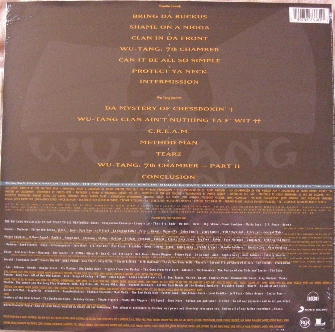 Wu-Tang Clan – Enter The Wu-Tang (36 Chambers) Vinyl, LP, Album, Reissue yellow