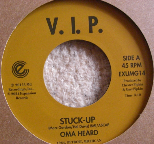 Oma Heard – Stuck-Up / When Someone's Good To You 7"