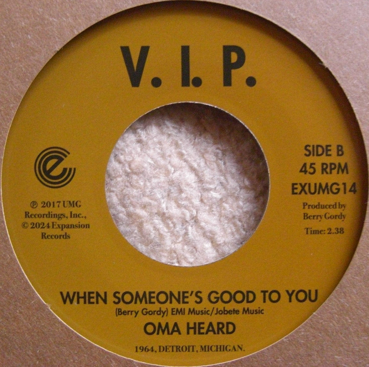 Oma Heard – Stuck-Up / When Someone's Good To You 7"