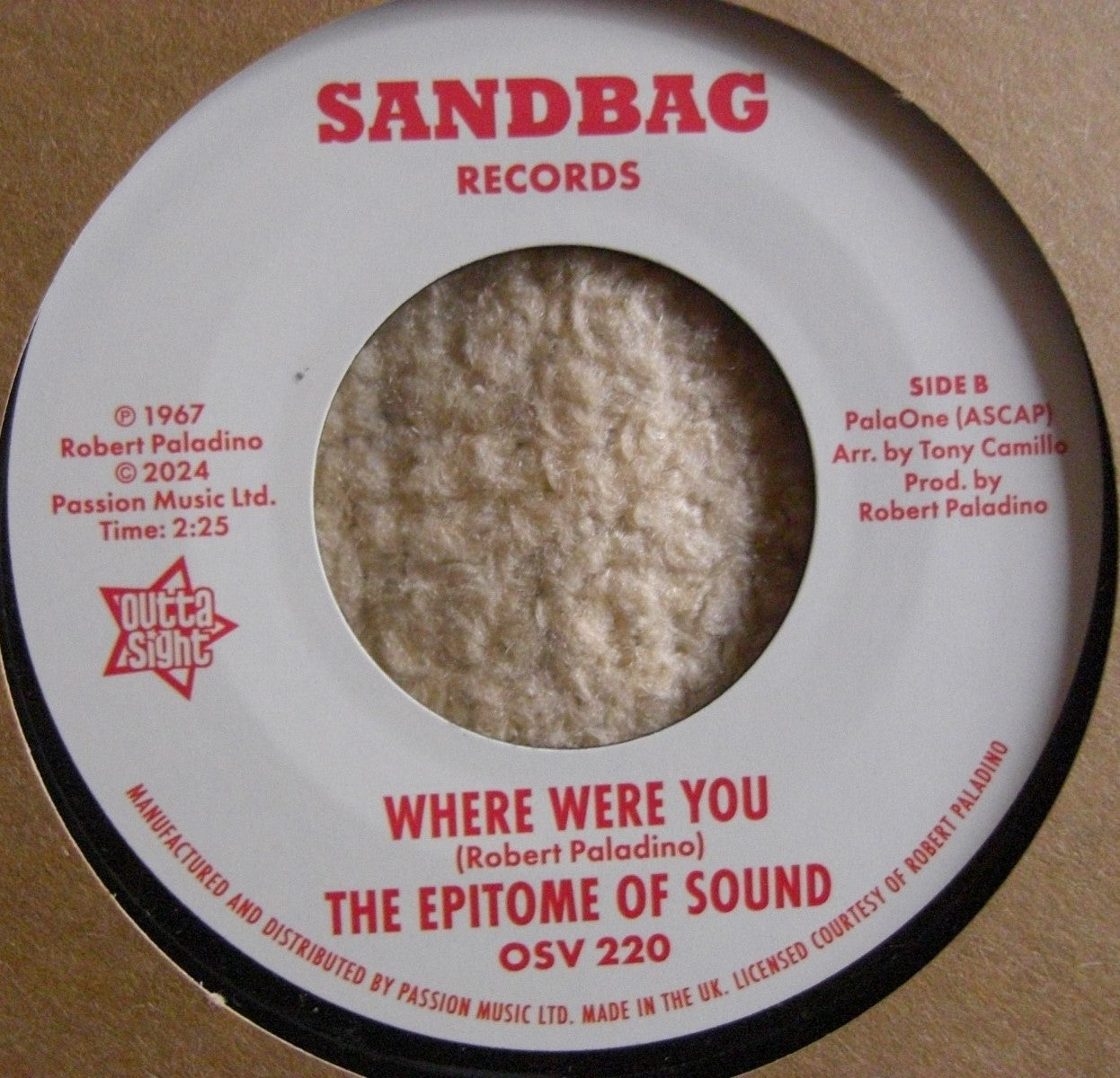 The Epitome Of Sound – You Don't Love Me / Where Were You 7"