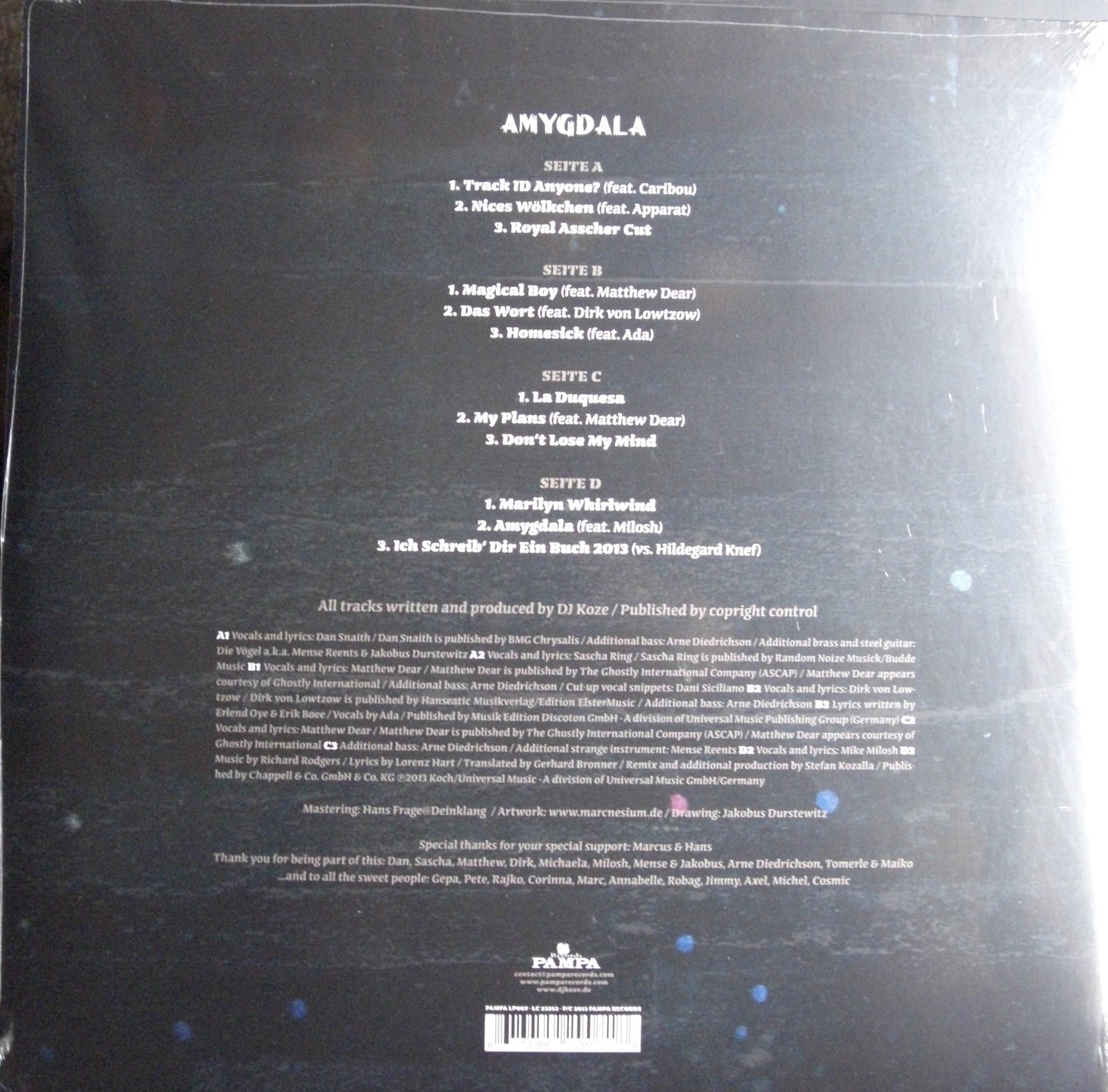 DJ Koze – Amygdala 2x LP, Album