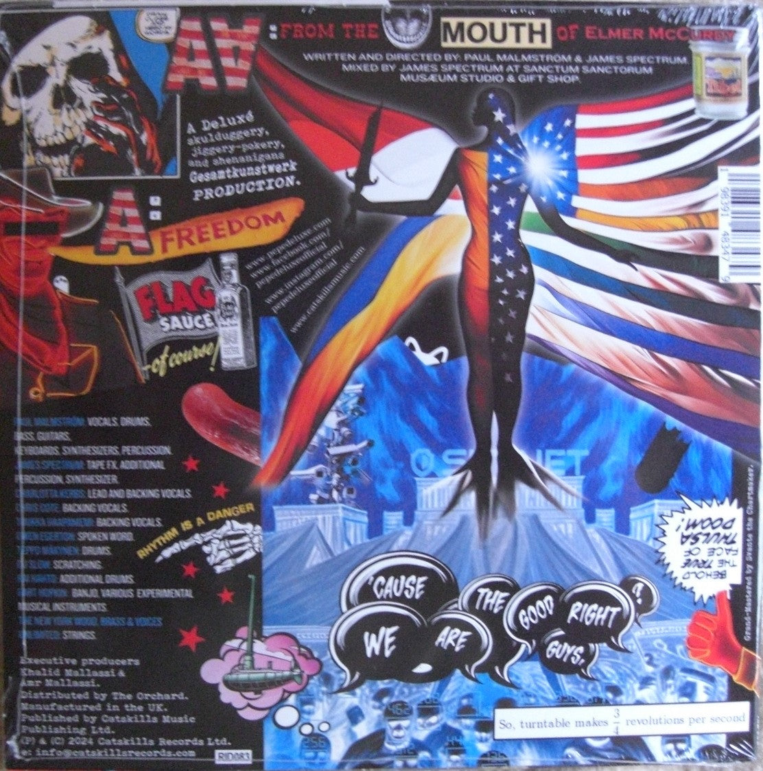 Pepe Deluxé – Freedom Flag / From The Mouth Of Elmer 7"