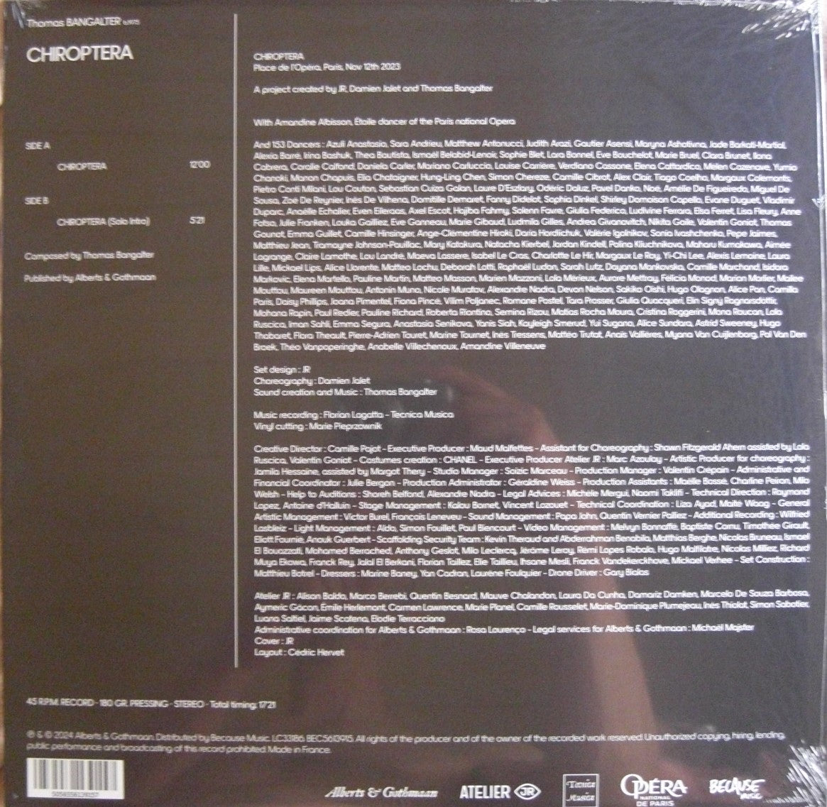 Thomas Bangalter - Vinilo Chiroptera, 12 ", edición única limitada