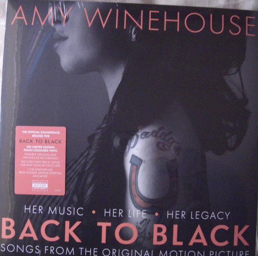 Amy Winehouse / Various – Back To Black (Songs From The Original Motion Picture) Vinyl, LP, Compilation, Limited Edt peach