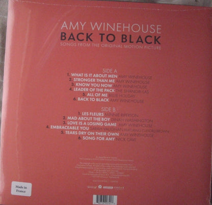 Amy Winehouse / Various – Back To Black (Songs From The Original Motion Picture) Vinyl, LP, Compilation, Limited Edt peach