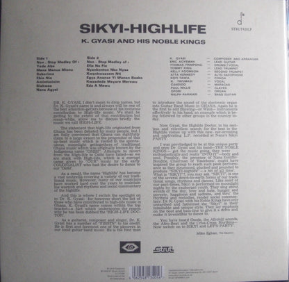 Dr. K. Gyasi & His Noble Kings – Sikyi-Highlife Vinyl, LP, Album, Reissue