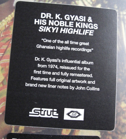 Dr. K. Gyasi & His Noble Kings – Sikyi-Highlife Vinyl, LP, Album, Reissue