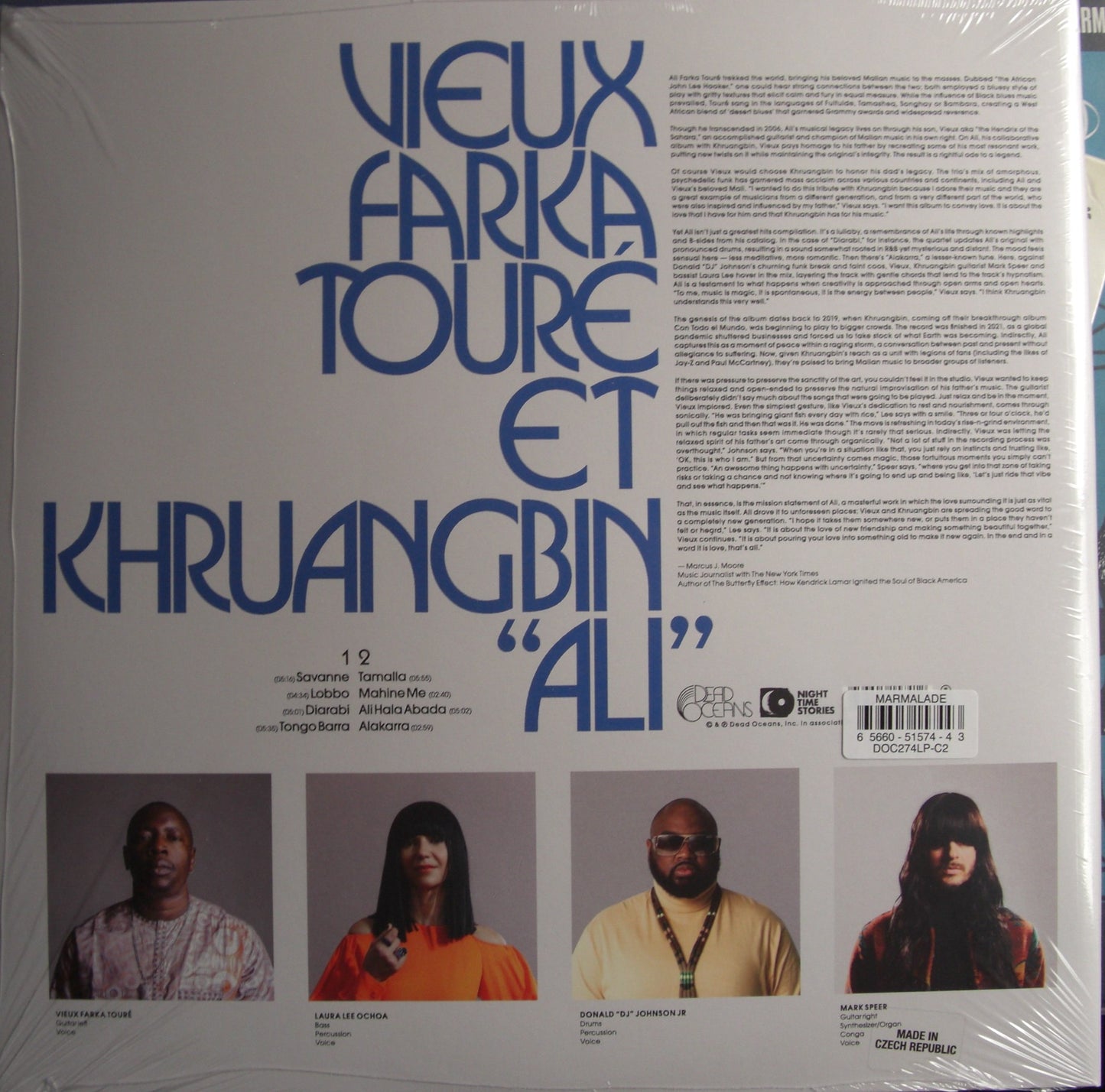 Vieux Farka Toure & Khruangbin – Ali Vinyl, LP, Album, Limited Edt marmalade