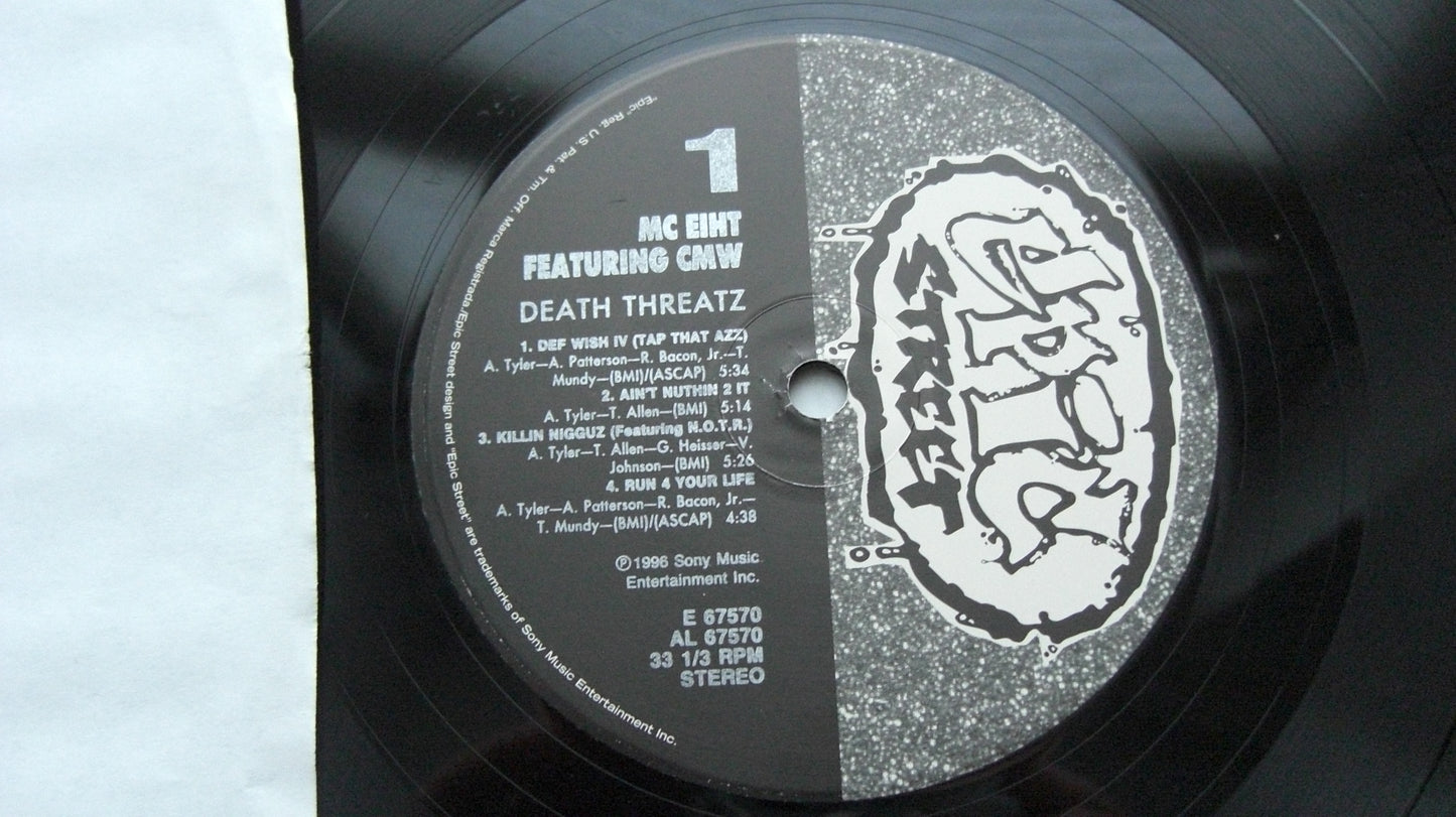 MC Eiht Featuring CMW – Death Threatz 2 x Vinyl, LP Album US 1996