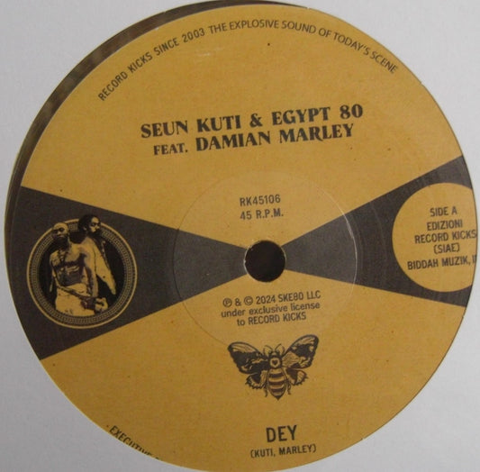 Seun Kuti & Egypt 80* feat. Damian Marley – Dey Vinyl, 7"
