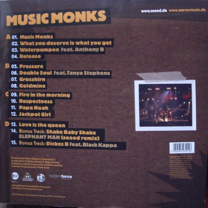 Seeed – Music Monks 2x Vinyl, LP, Album, International Version
