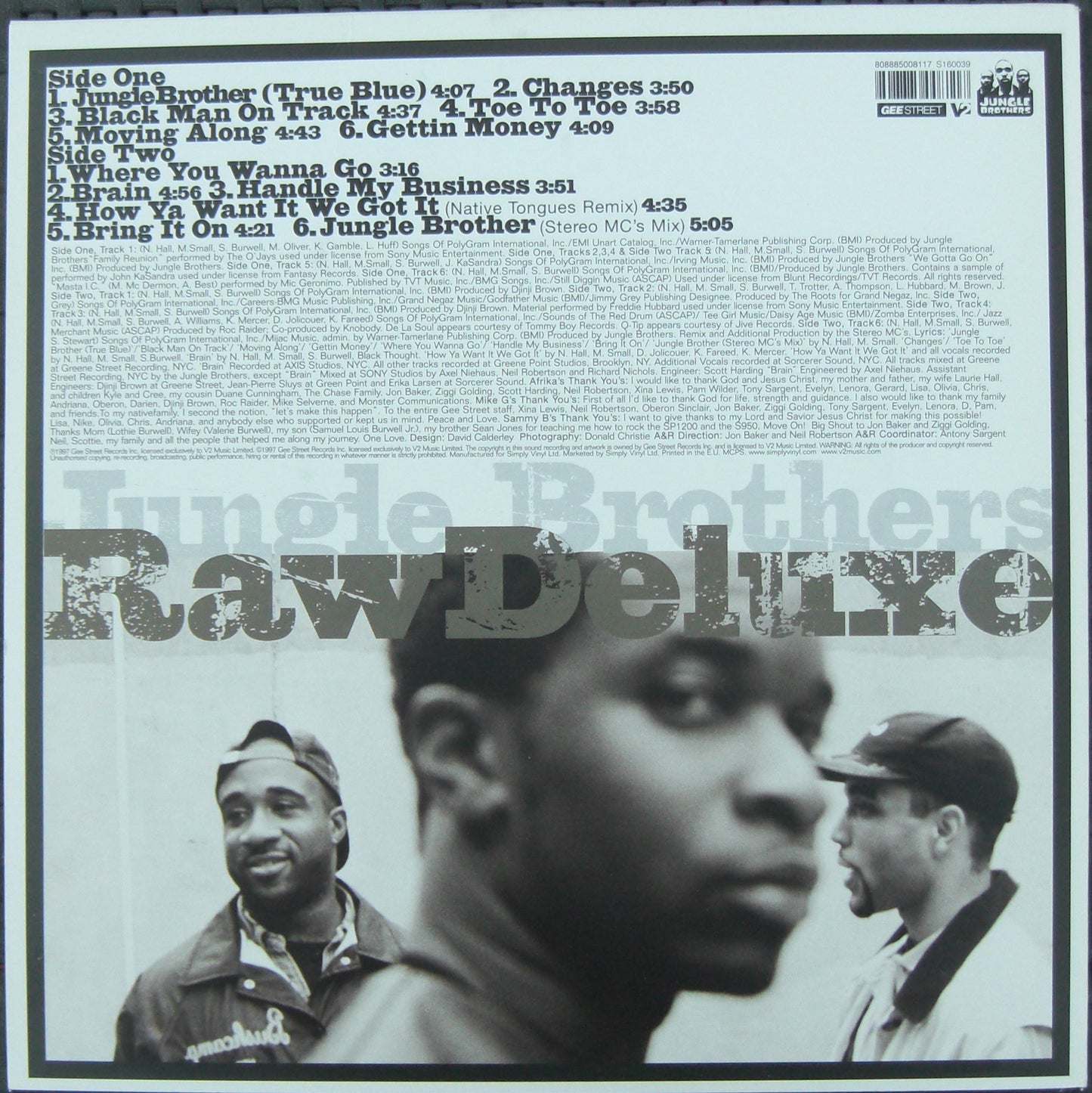 Jungle Brothers – Raw Deluxe 2x Vinyl, LP, Album US 1997