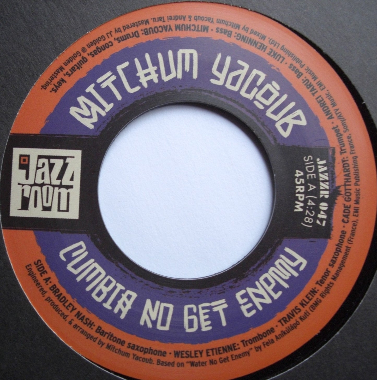 Mitchum Yacoub - Cumbia No Get Enemy / Zaire Vinyl, 7"