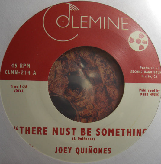 Joey Quinones – There Must Be Something / Love Me Like You Used To Vinyl, 7" clear