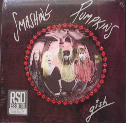 The Smashing Pumpkins - Gish Vinyl, LP, Album, Reissue Grey Pink Purple Splattered