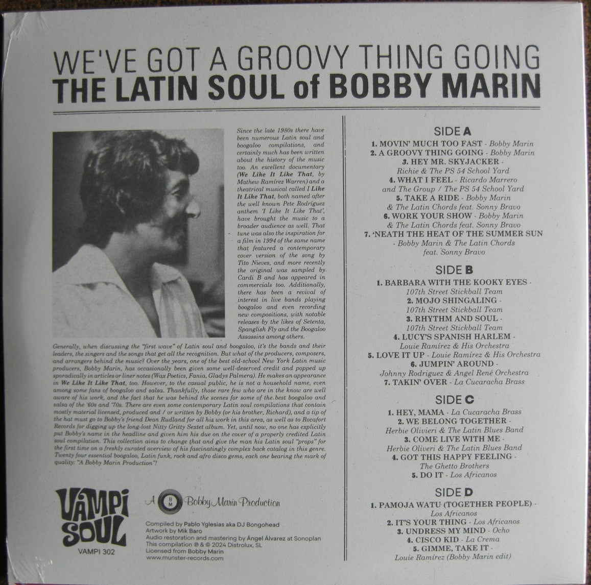 We've Got A Groovy Thing Going - The Latin Soul Of Bobby Marin 2x Vinyl LP Compilation