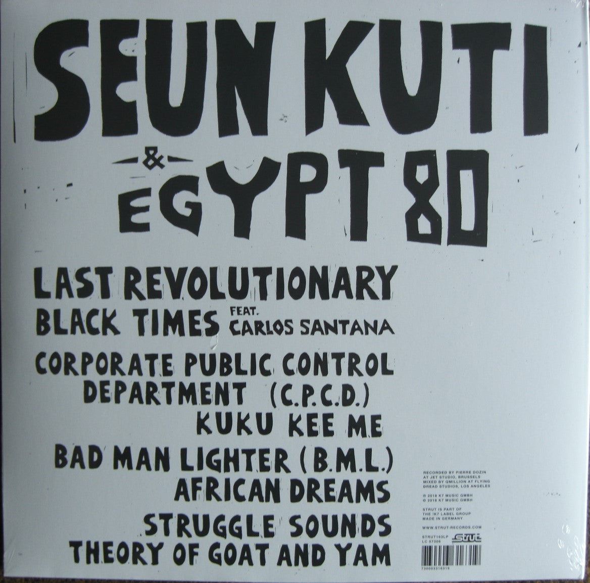 Seun Kuti & Egypt 80 – Black Times 2x Vinyl, LP, Album