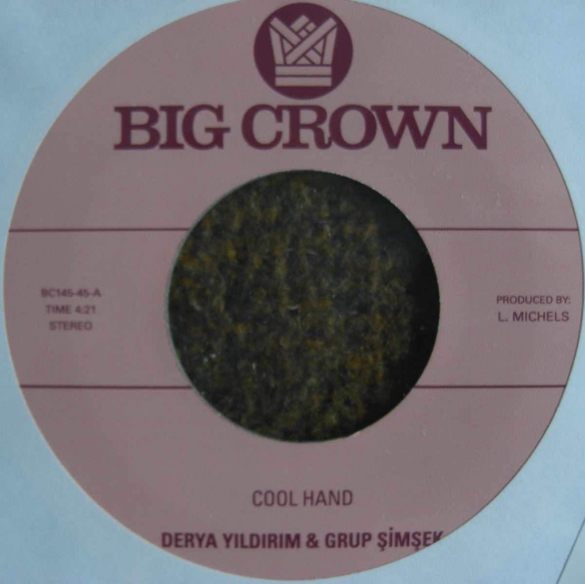 Derya Yıldırım &amp; Grup Şimşek – Vinilo Cool Hand / Yakamoz, 7"