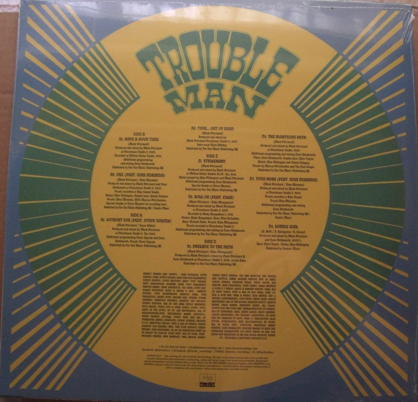 Troubleman – Time Out Of Mind 2x Vinyl, LP, Album, Reissue green RSD 2026