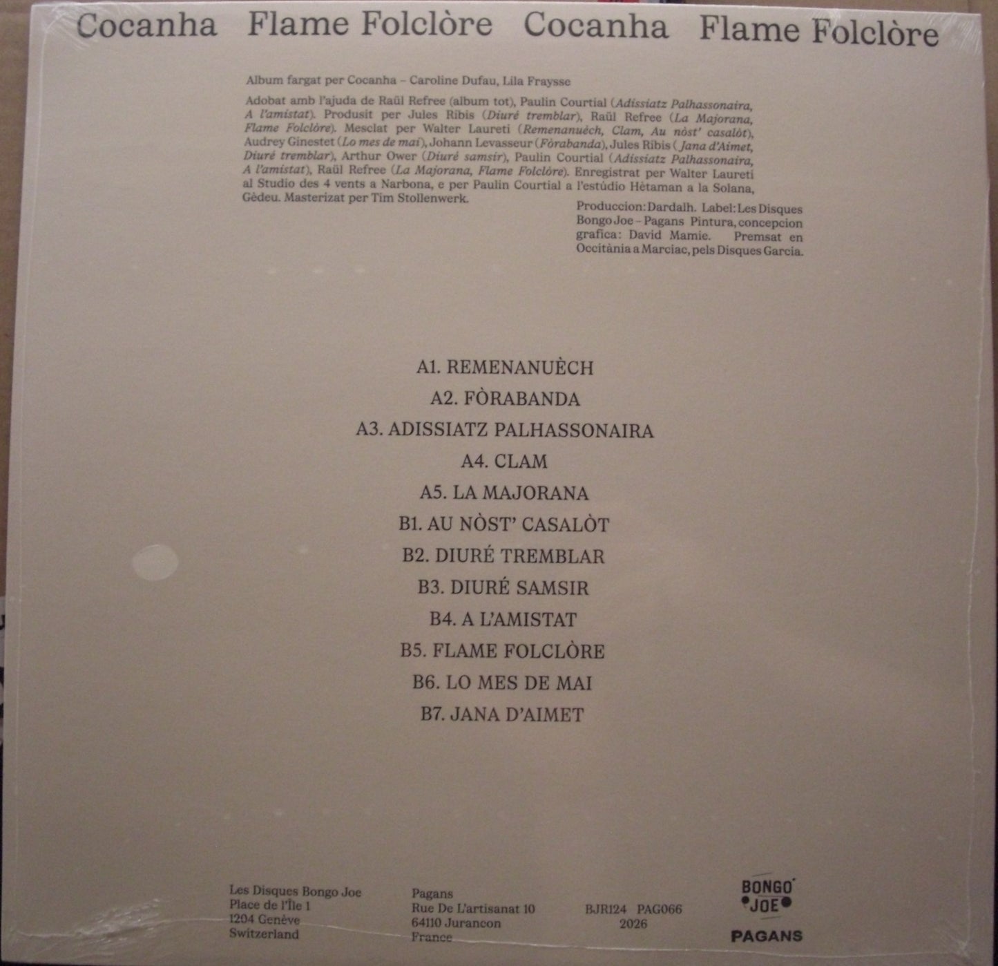 Cocanha – Flame Folclore Vinyl, LP, Album