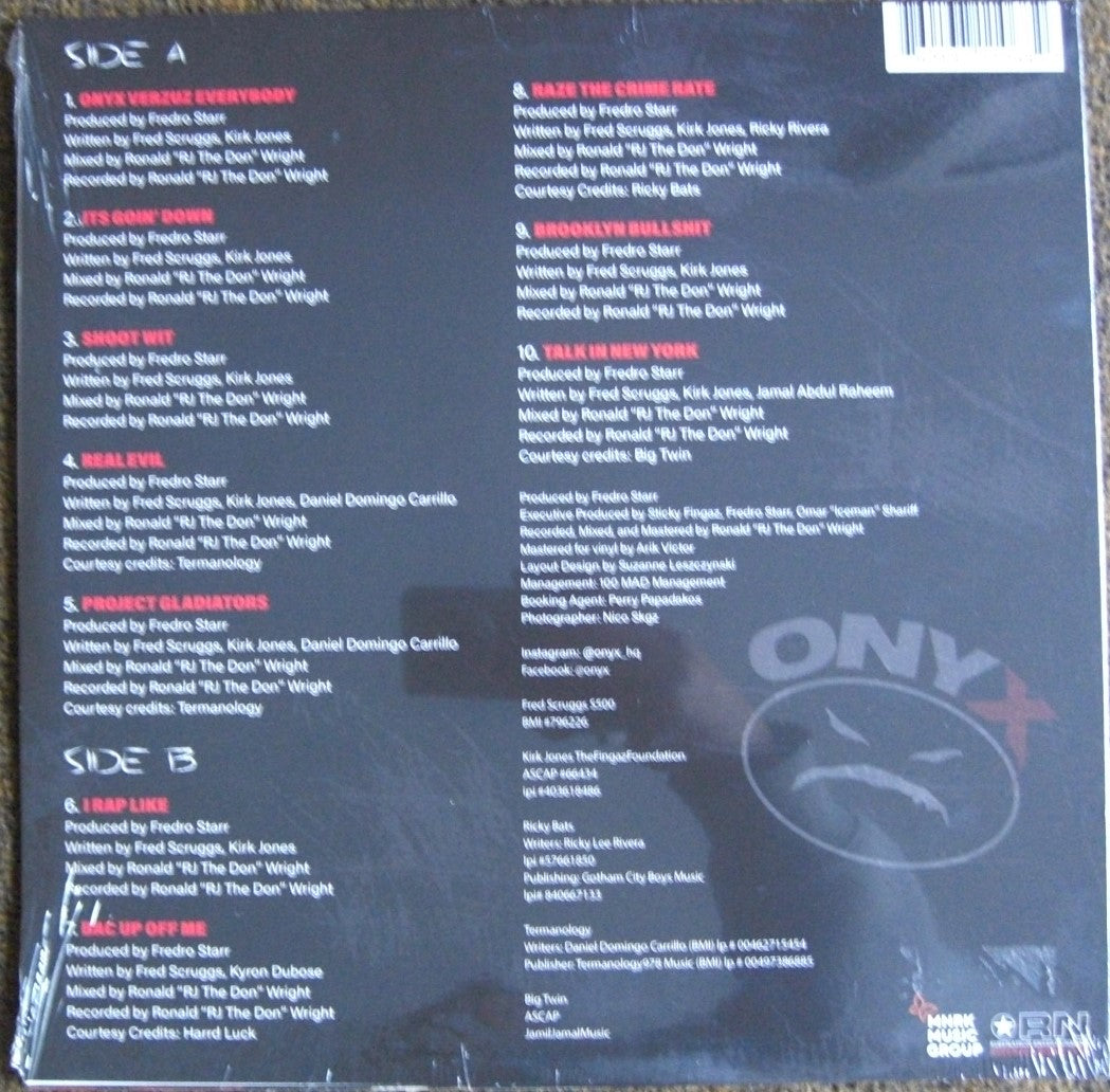 Onyx – Versus Everybody Vinyl, LP, Album red