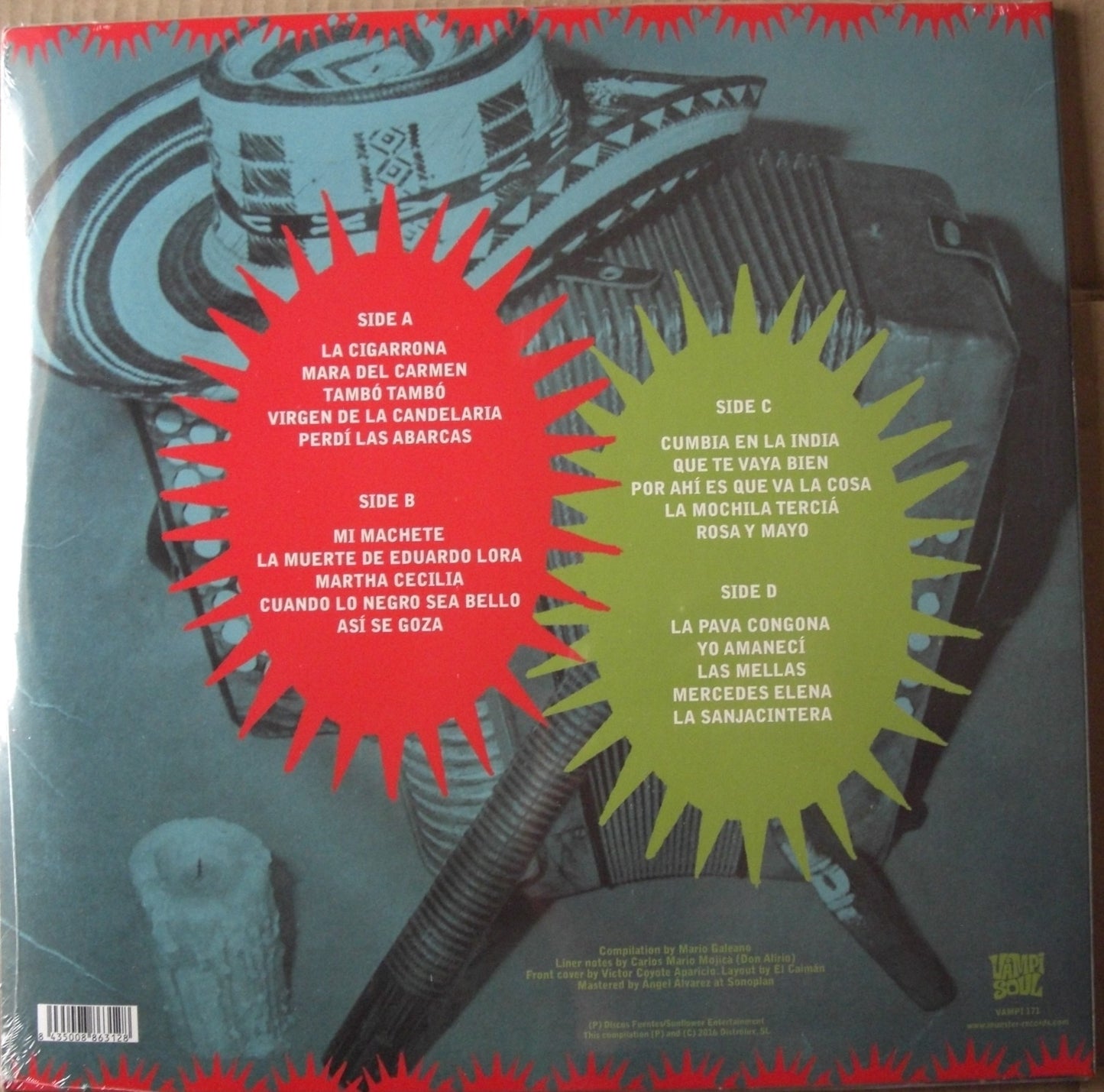 Andres Landero – Yo Amaneci 2x Vinyl, LP, Compilation