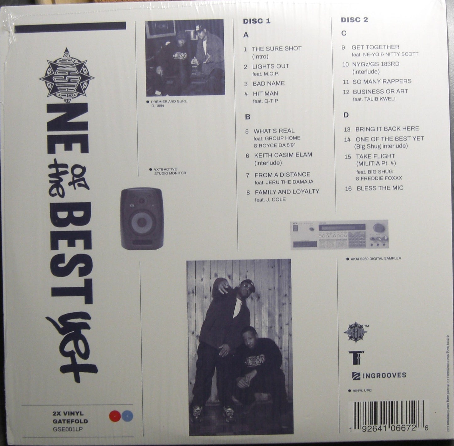 Gang Starr – One Of The Best Yet 2x Vinyl, LP, Album