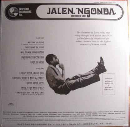 Jalen Ngonda - Doctrine Of Love Vinyl, LP, Album, Limited Edt clear