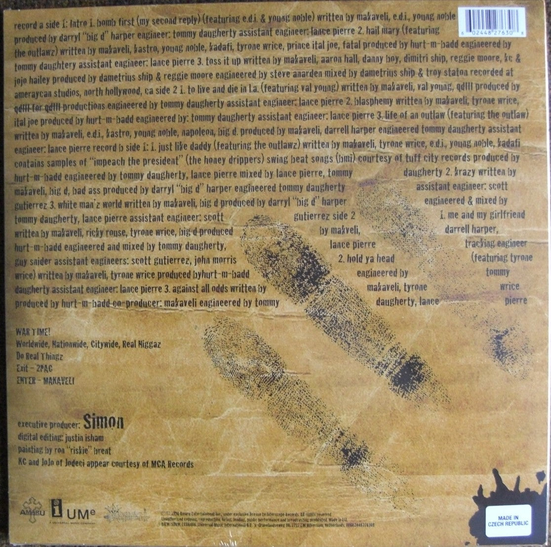 Makaveli (2Pac) – The Don Killuminati (The 7 Day Theory) 2 x Vinyl, LP, Album