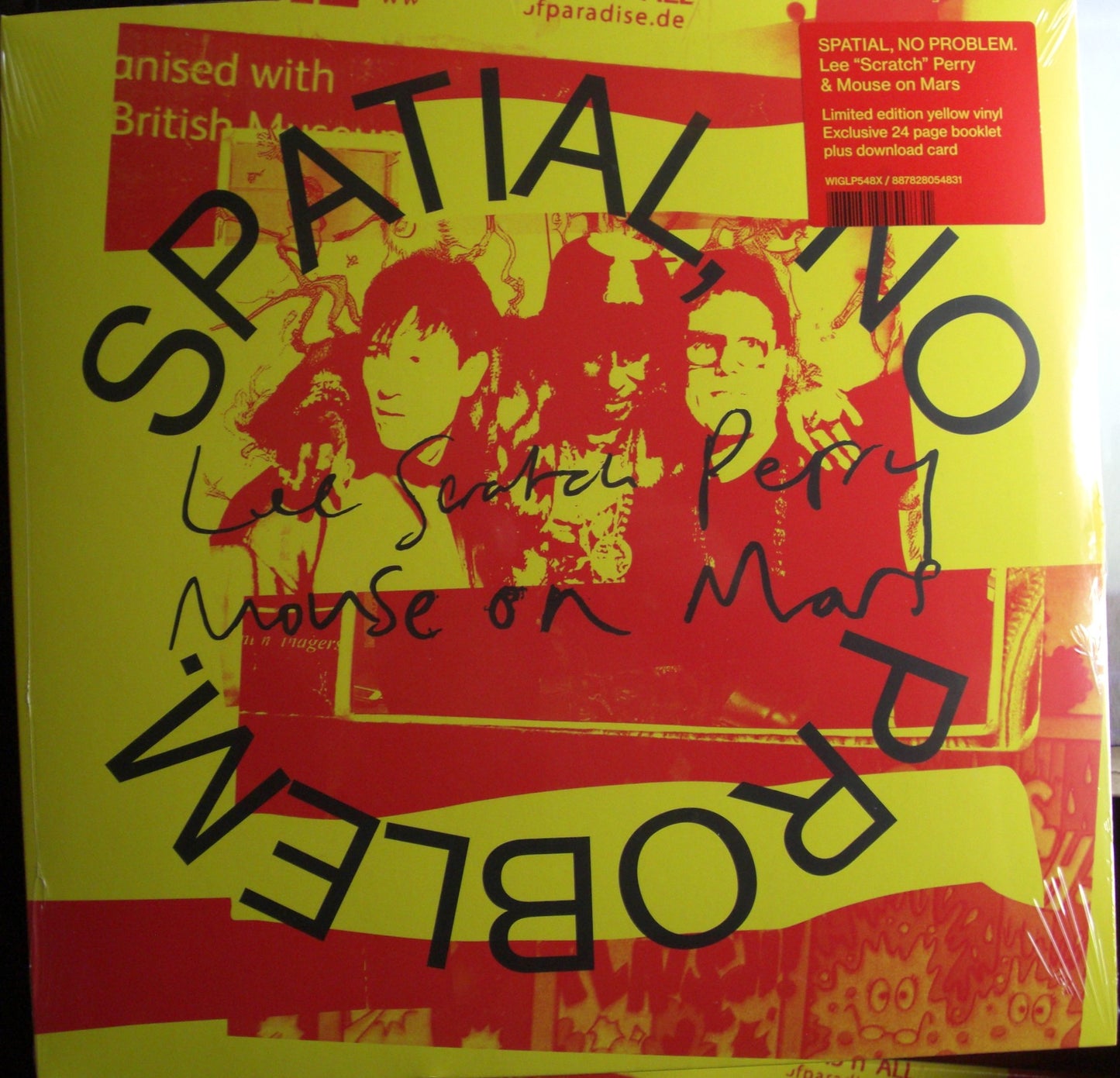 Lee 'Scratch' Perry & Mouse On Mars - Spatial, No Problem Vinyl, LP, Album, Limited Edt yellow