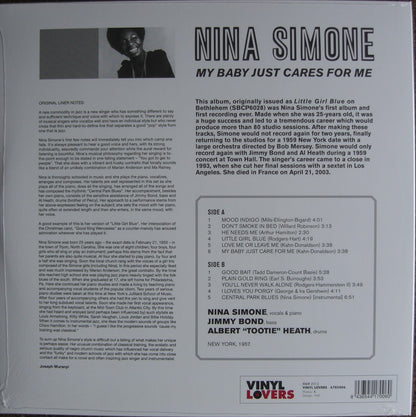 Nina Simone – My Baby Just Cares For Me Vinyl, LP, Album, Limited Edt