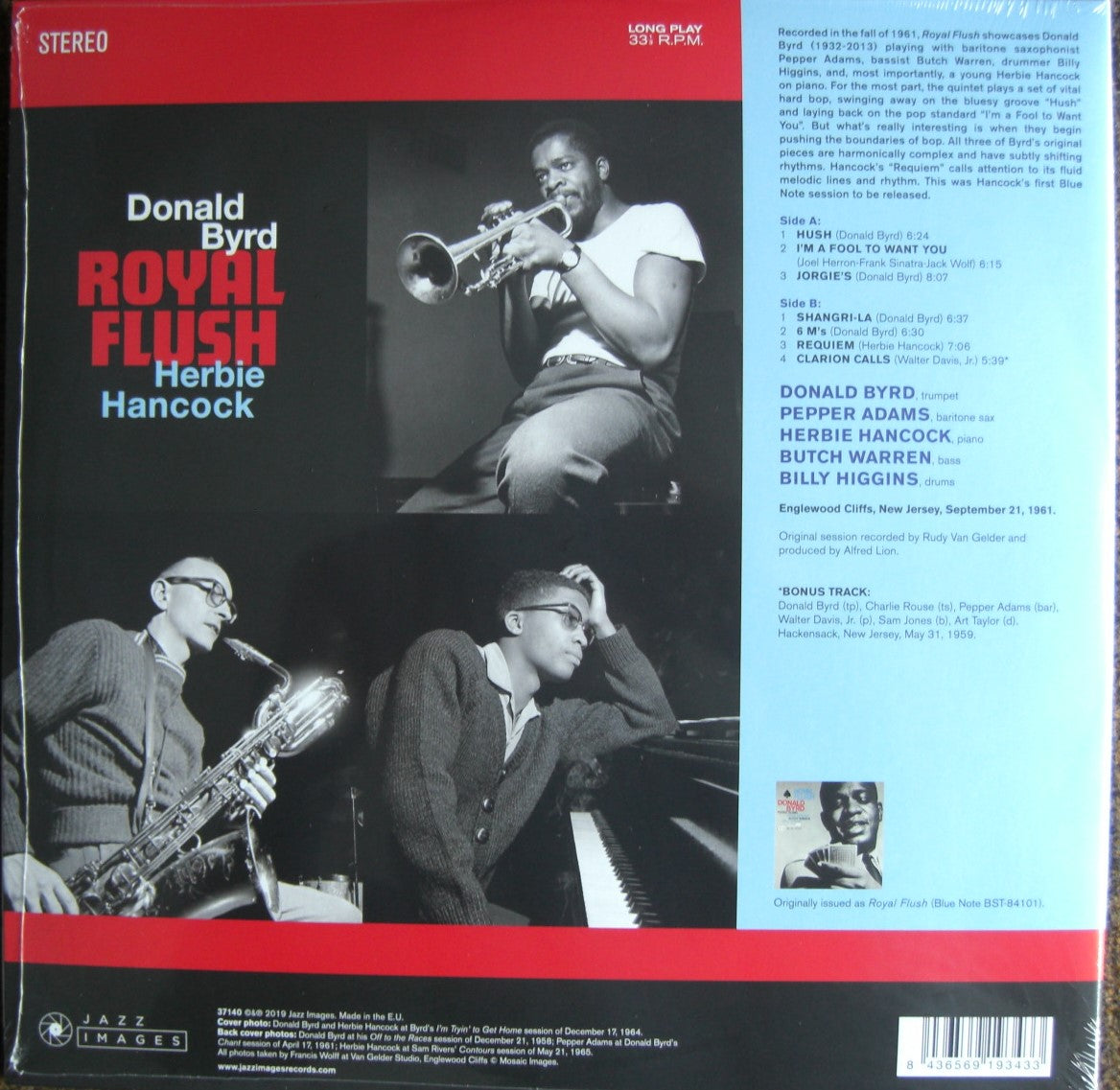 Donald Byrd – Royal Flush Vinyl, LP, Album, Reissue