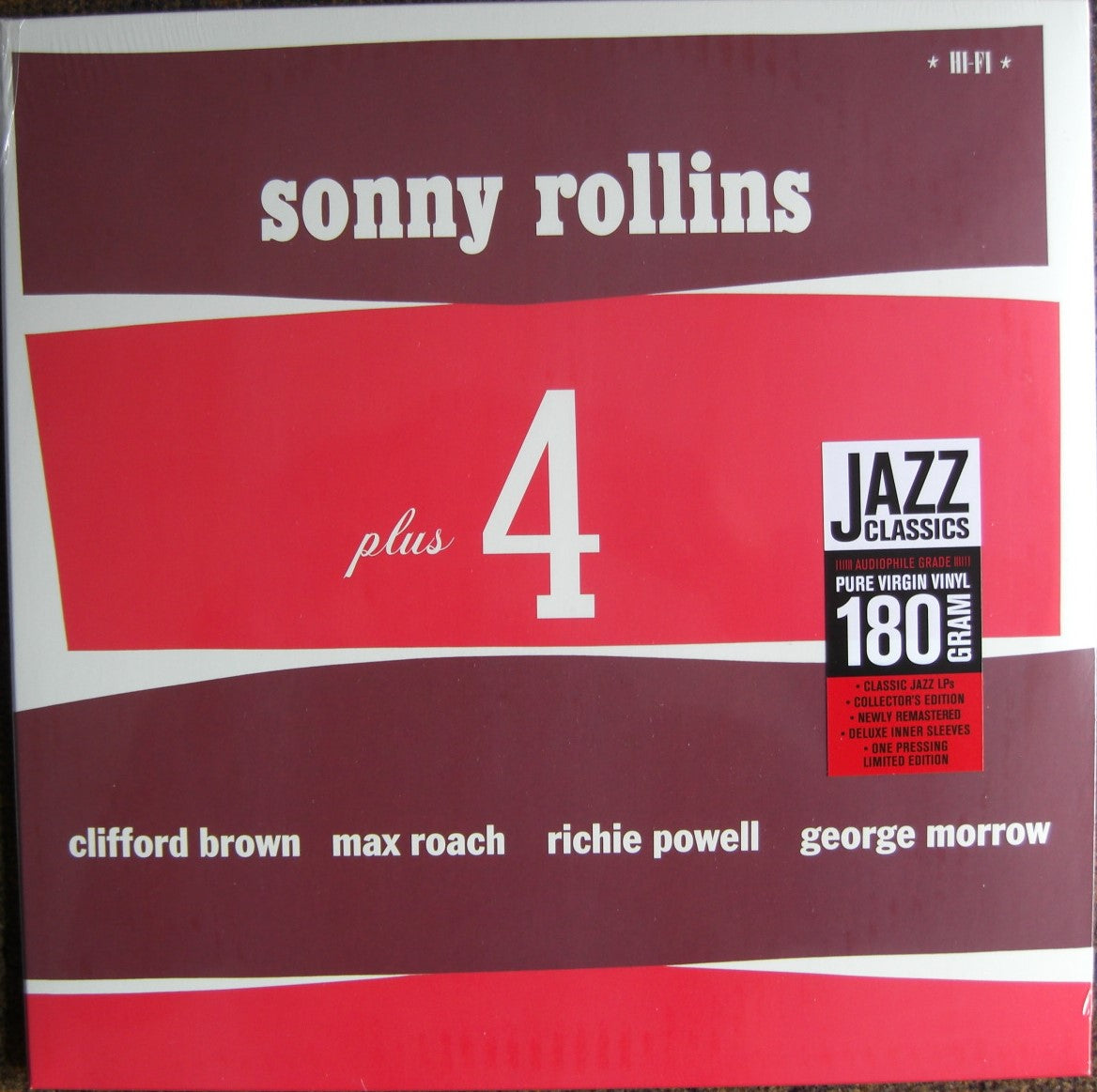 Sonny Rollins, Clifford Brown, Max Roach, Richie Powell, George Morrow – Sonny Rollins Plus 4 Vinyl, LP, Album, Reissue