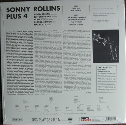 Sonny Rollins, Clifford Brown, Max Roach, Richie Powell, George Morrow – Sonny Rollins Plus 4 Vinyl, LP, Album, Reissue