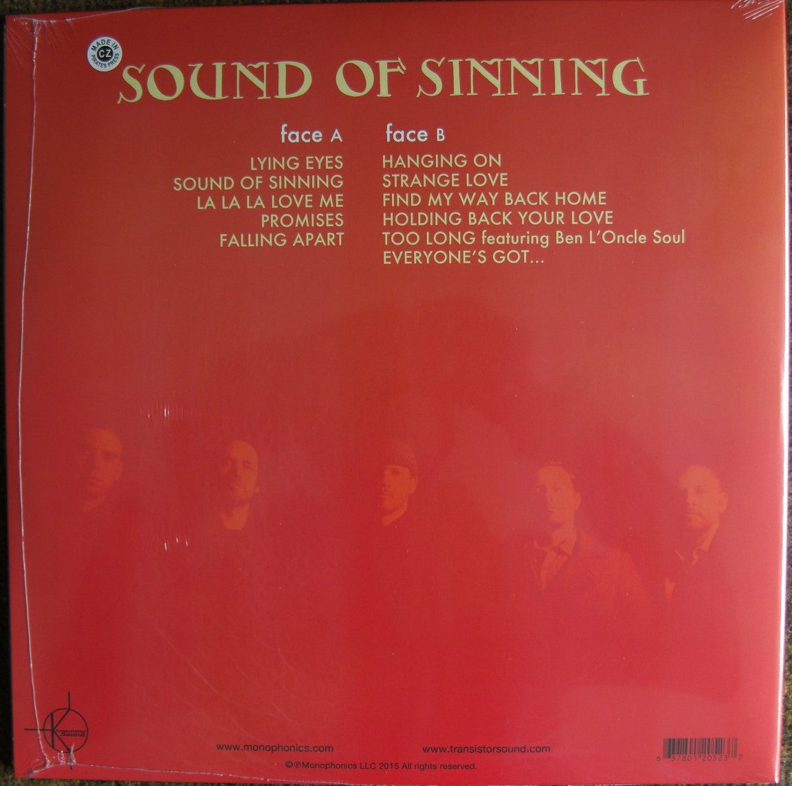 Monophonics – Sound Of Sinning Vinyl, LP, Album