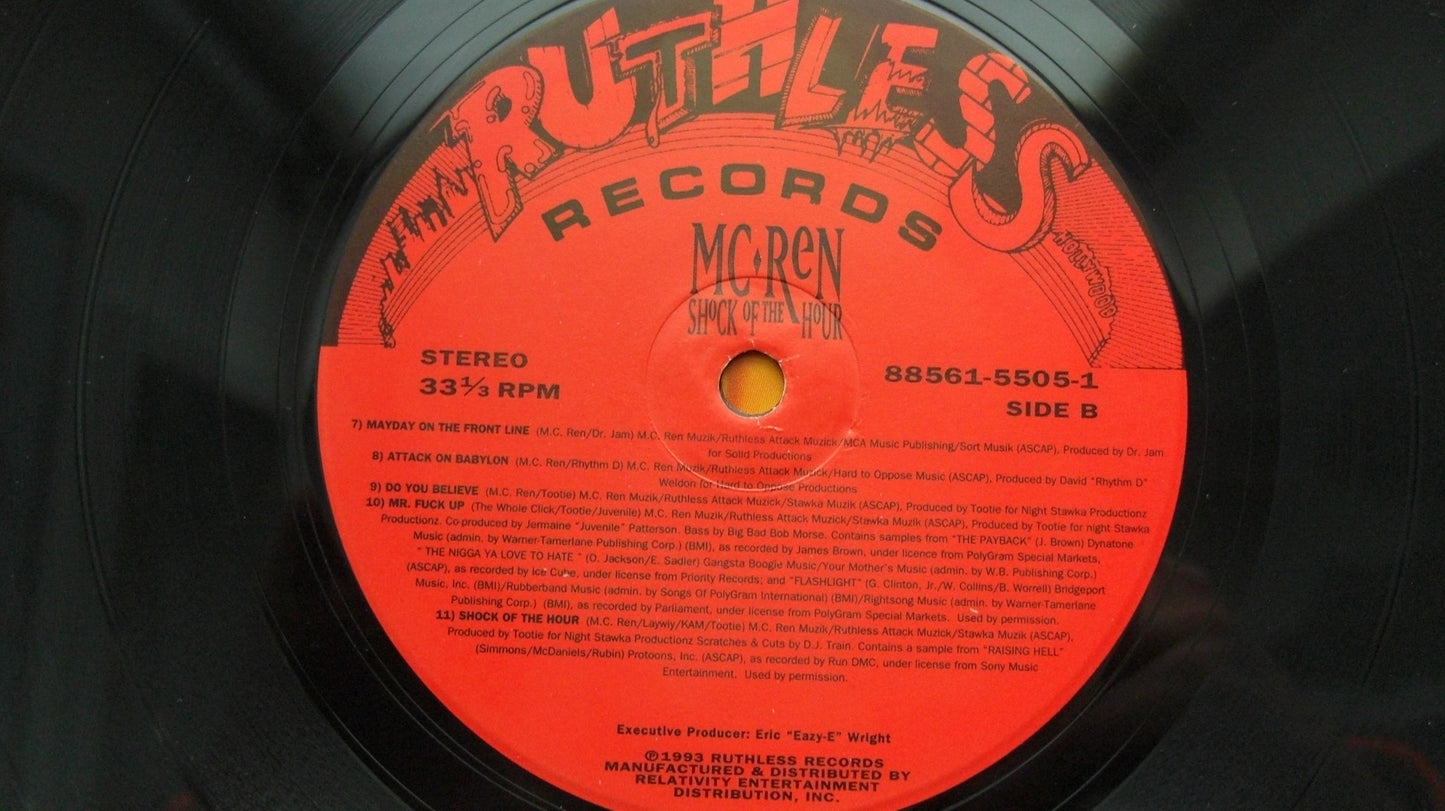MC Ren – Shock Of The Hour Vinyl, LP, Album US 1993