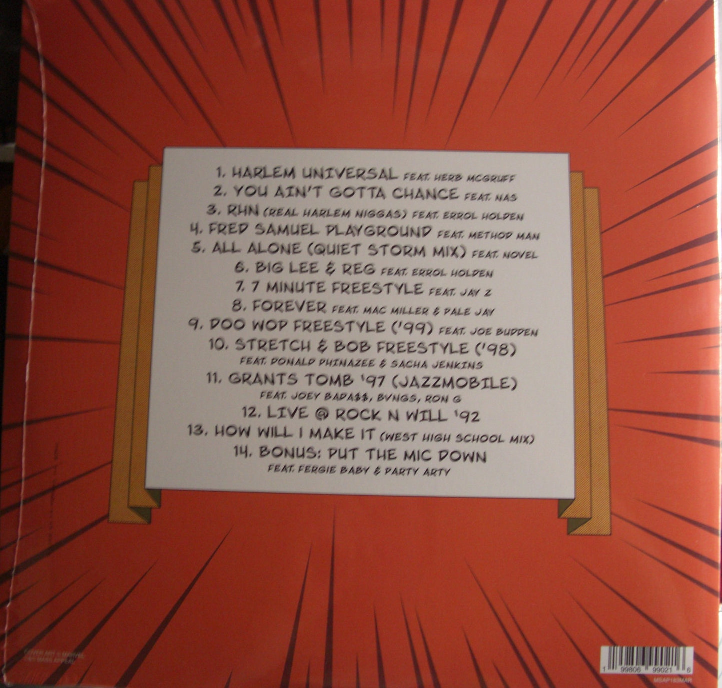Big L – Harlem's Finest: Return Of The King Vinyl, LP, Album Marvel Variant