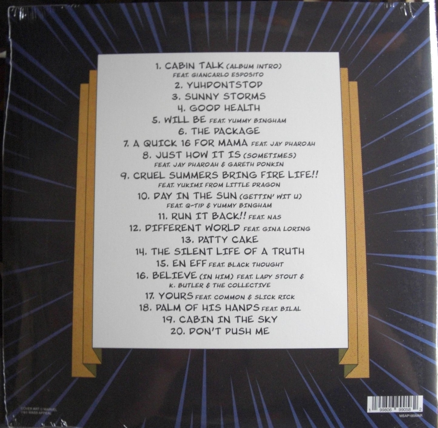 De La Soul - Cabin In The Sky 2x Vinyl, LP, Album Marvel Variant