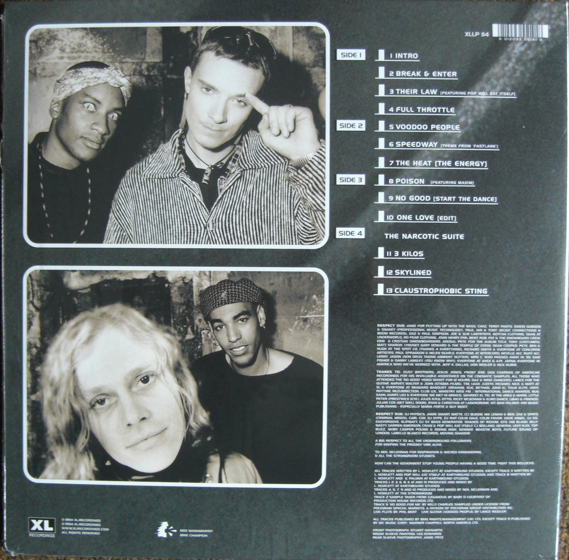 The Prodigy – Música para The Jilted Generation 2x Vinilo, Álbum LP