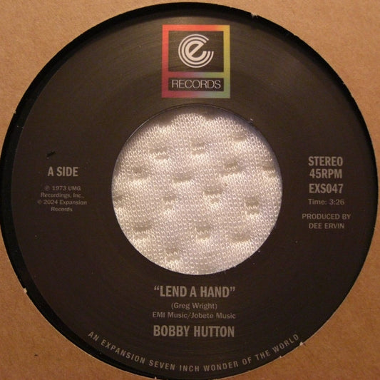 Bobby Hutton – Lend A Hand / Come See What's Left Of Me 7"
