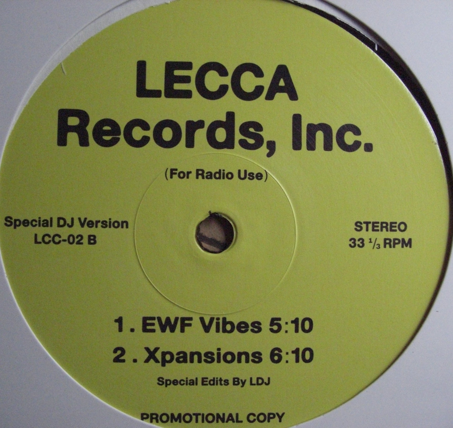 Unknown Artists - Lecca 02 (LDJ Edits) Vinyl, 12"
