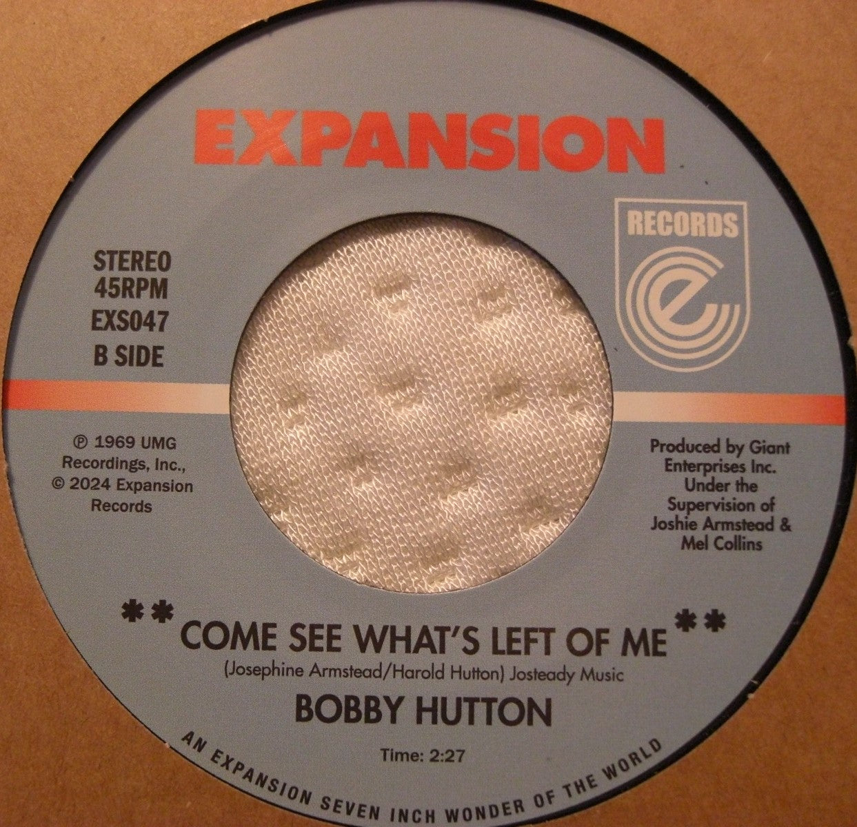 Bobby Hutton – Lend A Hand / Come See What's Left Of Me 7"