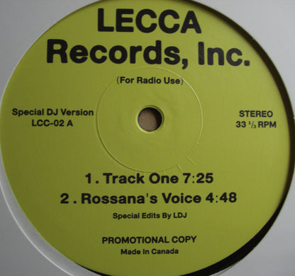 Unknown Artists - Lecca 02 (LDJ Edits) Vinyl, 12"
