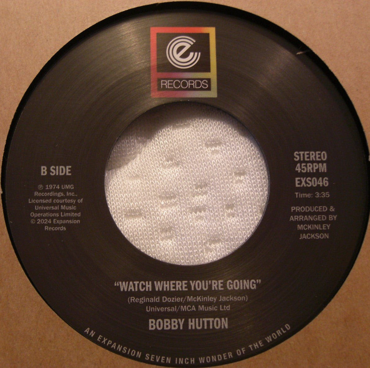 Bobby Hutton – Loving You, Needing You, Loving You, Wanting You / Watch Where You're Going 7"