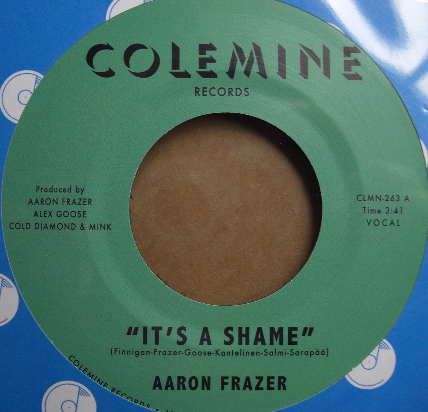 Aaron Frazer - It's A Shame / The Fool Vinyl, 7"