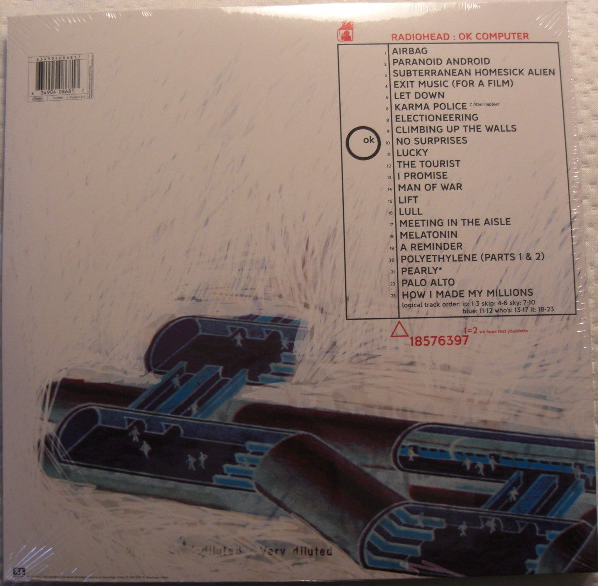 Radiohead – OK Computer OKNOTOK 1997 2017 Vinyl, 3x LP, Album