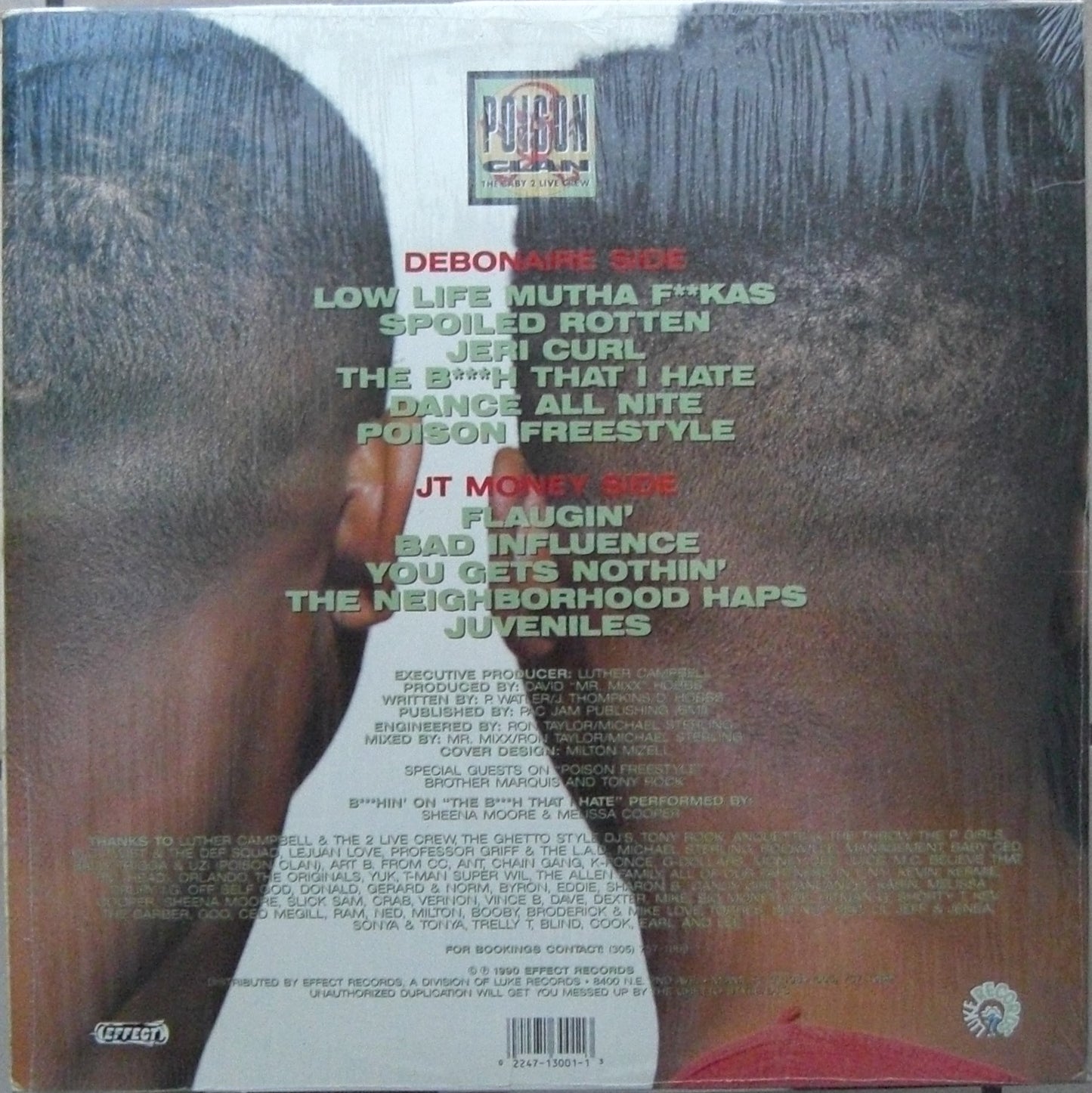 Poison Clan – 2 Low Life Muthas Vinyl, LP, Album US 1990